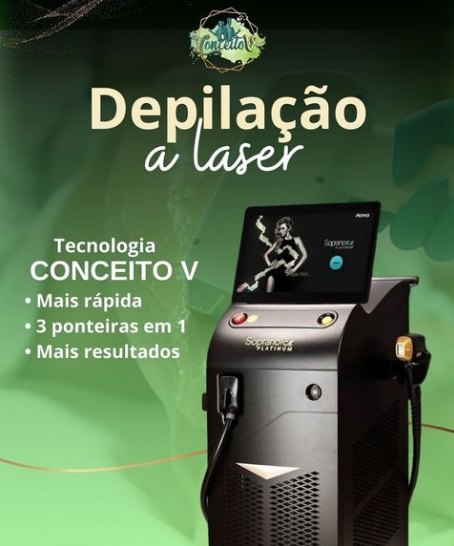 Depilação a laser Conceito V